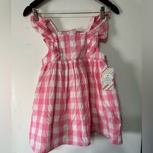 Girls dress with matching hair scrunchy